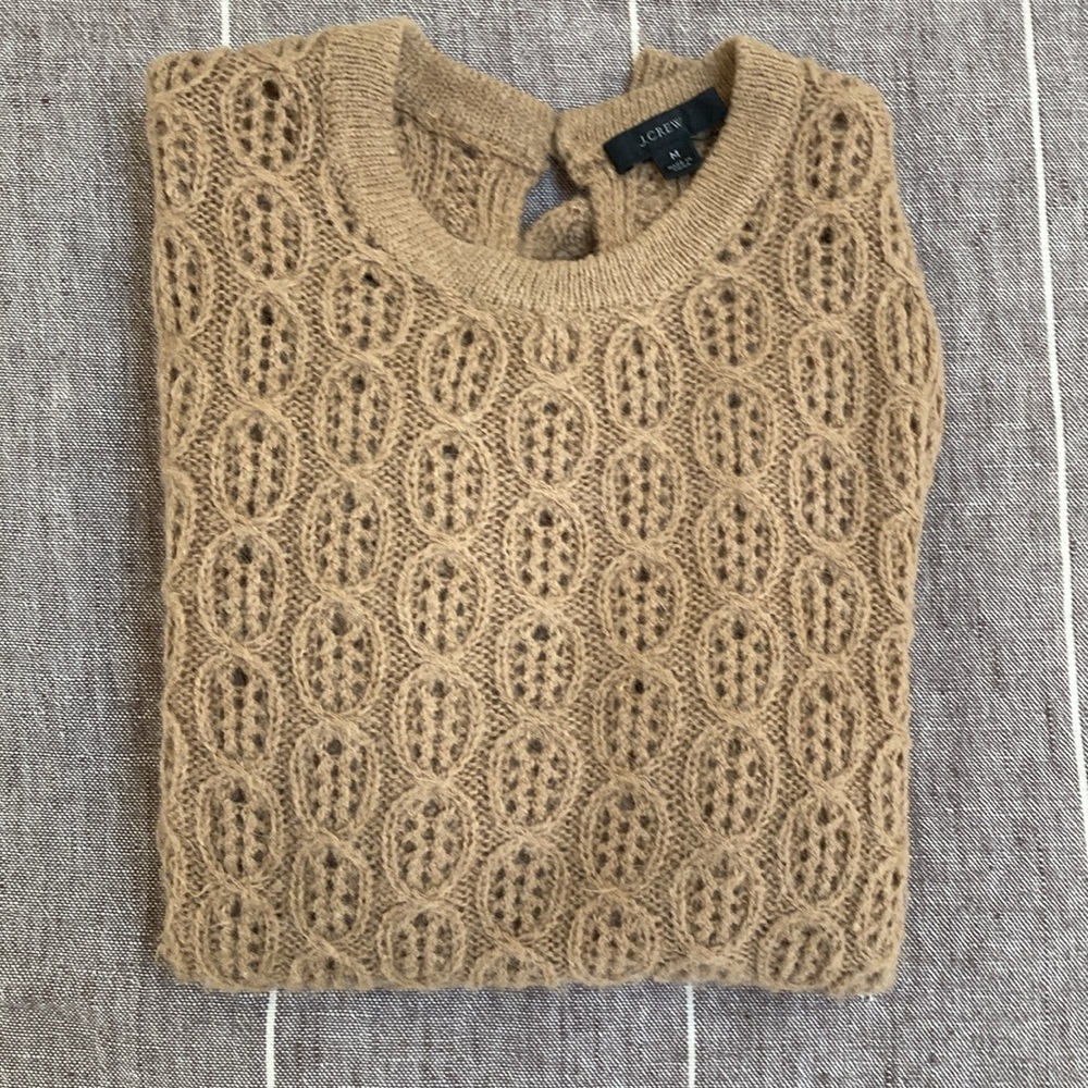 J.Crew Women's Key Hole Sweater Size M - Picture 8 of 11